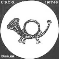 Free download 1917-1919 United States Coast Guard Bugler Specialty Mark in World War One free photo or picture to be edited with GIMP online image editor