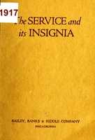 Free download 1917 The Service and its Insignia in World War One free photo or picture to be edited with GIMP online image editor