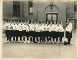 Free download 1924. Basketball. Girls. Team. Photo free photo or picture to be edited with GIMP online image editor