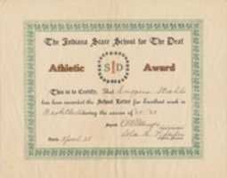 Free download 1925. Basketball. Girls. Imogene. Strahle. Award. Certificate free photo or picture to be edited with GIMP online image editor