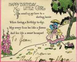 Free download 1929 Birthday Card free photo or picture to be edited with GIMP online image editor