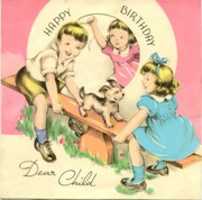 Free download 1934 Birthday Card free photo or picture to be edited with GIMP online image editor