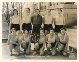 Free download 1935. Basketball. Girls. Junior. Team. Photo free photo or picture to be edited with GIMP online image editor