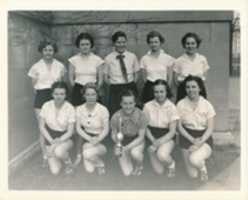 Free download 1936. Basketball. Girls. Team. Photo ( 1) free photo or picture to be edited with GIMP online image editor