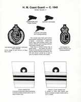 Free download (1940) His Majestys Coast Guard Insignia and Uniforms free photo or picture to be edited with GIMP online image editor