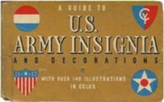 Free download 1941 A Guide to U.S.Army Insignia & Decorations free photo or picture to be edited with GIMP online image editor
