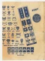 Free download 1942 Fred Harvey Restaurants Map & Insignia Guide Post-Cards free photo or picture to be edited with GIMP online image editor