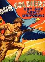 Free download 1942 Our Soldiers: Cut Out Army Uniforms free photo or picture to be edited with GIMP online image editor