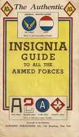 Free download (1943) Insignia Guide to all the Armed Forces: Authentic Publishing Co., 192 Broadway, New York free photo or picture to be edited with GIMP online image editor