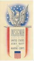 Free download (1943) Insignia Worn by the U.S. Army, Navy and Marine Corps  free photo or picture to be edited with GIMP online image editor