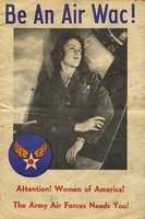 Download gratuito (1944) Foto o immagine gratuita di Be An Air WAC da modificare con l'editor di immagini online GIMP