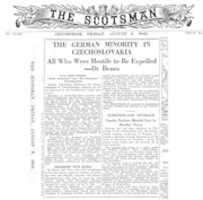 Free download 1945 August 3 1945 Benes Decrees The Scottsman John Fisher free photo or picture to be edited with GIMP online image editor