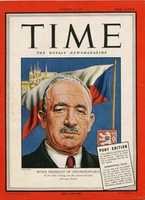 Free download 1945 Oct 22 Time Magazine Benes, President of Czechoslovakia: If the state is king can the citizen be free? free photo or picture to be edited with GIMP online image editor