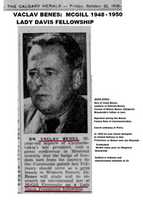 Free download 1948 Vaclav Benes Awarded McGill Fellowship free photo or picture to be edited with GIMP online image editor