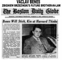 Free download 1948 VACLAV BENES ZBIGNIEW BRZEZINSKI FUTURE BROTHER IN LAW free photo or picture to be edited with GIMP online image editor