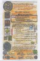 Free download 1950 PHL CBP Delivery Receipt El Banco Espanol Filipino Offshore Capital free photo or picture to be edited with GIMP online image editor
