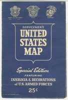 Free download 1951 Servicemens United States Map free photo or picture to be edited with GIMP online image editor