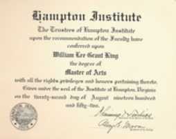 Free download 1952 William King Jr Diploma free photo or picture to be edited with GIMP online image editor