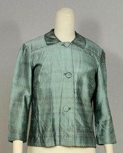 Free download 1960`s Grey Green Silk Jacket free photo or picture to be edited with GIMP online image editor