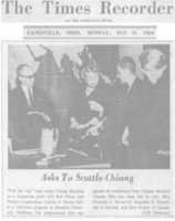 Free download 1960 Brzezinski On TV At Brandeis U W Bill Fraser Mrs. FD Roosevelt And Oregon Congressman Charles O. Porter Chiang Kai Shek free photo or picture to be edited with GIMP online image editor