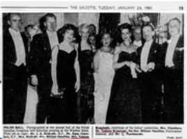 Free download 1961 Mr. And Mrs. Tadeusz Brzezinski Polish Canadian Congress Ball free photo or picture to be edited with GIMP online image editor