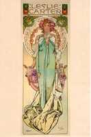 Free download 1969 Leslie Carter Mucha Postcard free photo or picture to be edited with GIMP online image editor