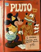 Free download 1970 Pluto Coloring Book .jpeg free photo or picture to be edited with GIMP online image editor