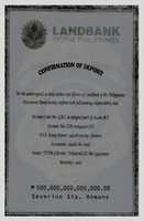 Free download 1972 PHL LBP Confirmation Of Deposit free photo or picture to be edited with GIMP online image editor