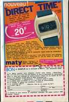 Free download 1973 advertisement for Direct Time watch free photo or picture to be edited with GIMP online image editor