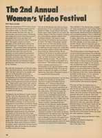 Bezpłatne pobieranie 1973 Second Annual NYWVF Write Up In Women And Film 1974 darmowe zdjęcie lub obraz do edycji za pomocą internetowego edytora obrazów GIMP