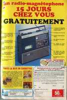 Free download 1974 advertisement for Shuraki radio cassette player free photo or picture to be edited with GIMP online image editor