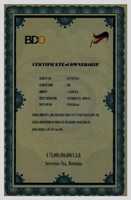 Free download 1978 PHL BDO Certificate Of Ownership free photo or picture to be edited with GIMP online image editor