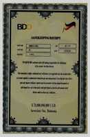 Free download 1978 PHL BDO Safekeeping Receipt free photo or picture to be edited with GIMP online image editor