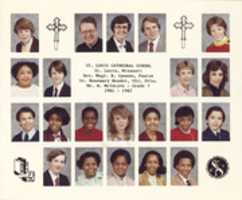 Free download 1981 1982 Cathedral Grade 7 free photo or picture to be edited with GIMP online image editor