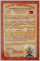 Free download 1983 UK Bank Of England Transfer In BDO Trust Certificate free photo or picture to be edited with GIMP online image editor