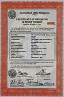 Free download 1983 USA Citibank Certificate Of Depositor In Trust Deposit free photo or picture to be edited with GIMP online image editor