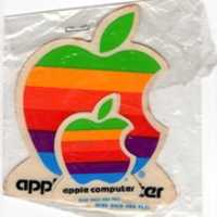 Free download 1984 Apple Mac Logo Stickers free photo or picture to be edited with GIMP online image editor