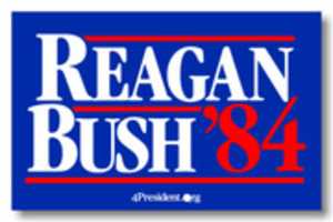 Gratis download 1984 Presidentiële campagne - Ronald Reagan gratis foto of afbeelding om te bewerken met GIMP online afbeeldingseditor