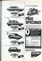 إعلان مجاني عام 1988 عن سيارات أوستن ، صورة أو صورة مجانية ليتم تحريرها باستخدام محرر الصور عبر الإنترنت GIMP