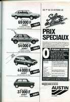 Gratis download 1988-advertentie voor Austin-auto's gratis foto of afbeelding om te bewerken met GIMP online afbeeldingseditor