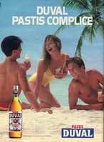 Téléchargement gratuit de 1988 publicité pour Duval Pastis photo ou image gratuite à éditer avec l'éditeur d'images en ligne GIMP