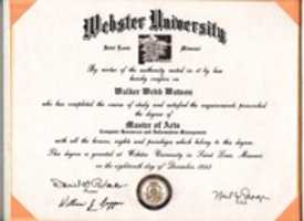 دانلود رایگان 1993 Webster University Master of Arts عکس یا تصویر رایگان برای ویرایش با ویرایشگر تصویر آنلاین GIMP