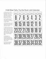 Gratis download 1994 Rush Calendar gratis foto of afbeelding om te bewerken met GIMP online afbeeldingseditor