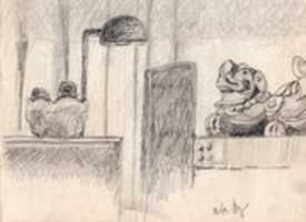 Free download 19xx Nite N Day Drawing Pencil free photo or picture to be edited with GIMP online image editor