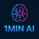 1min.AI Extension  screen for extension Chrome web store in OffiDocs Chromium