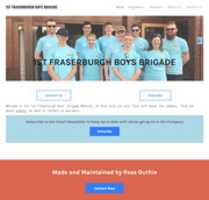 Free download 1st Fraserburgh BB Launch Home Page free photo or picture to be edited with GIMP online image editor