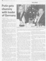 Descarga gratuita 2000 Putin Schroeder Gazprom Rusia Alemania Acreedor Inversión Clinton Tratado sobre misiles antibalísticos de 1972 Naciones Unidas foto o imagen gratis para editar con el editor de imágenes en línea GIMP