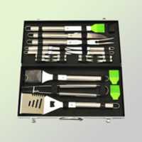 Free download 20 Piece Stainless Steel BBQ Tool Kit free photo or picture to be edited with GIMP online image editor