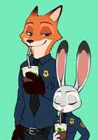 Free download 28bb 54299c 10f 48092a 4b 59c 7143a 939 Zootopia Fanart Nick And Judy free photo or picture to be edited with GIMP online image editor