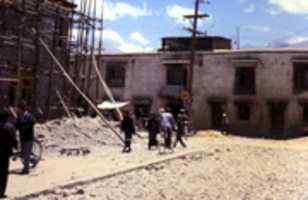 Free download ( 2) Streets Of Lhasa Tibet, After Opening To The West 1985, Photo By C. Richard Ozanne MFA, Courtesy IAAC Institute For The Advancement Of Arts Culture. free photo or picture to be edited with GIMP online image editor